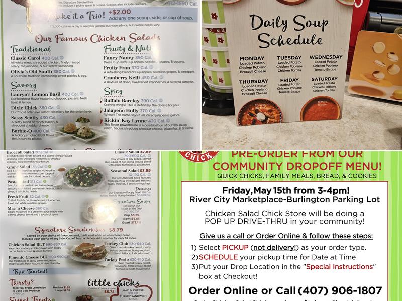 Chicken Salad Chick Menu