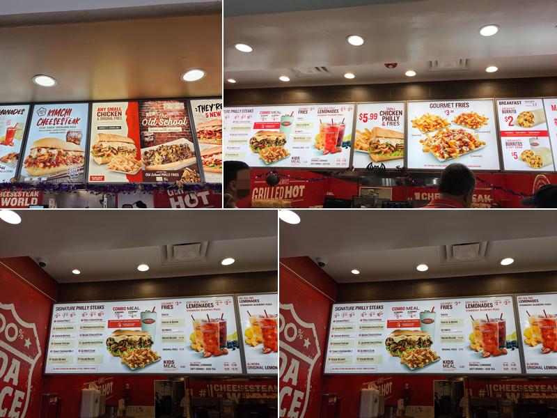 Charleys Cheesesteaks Menu