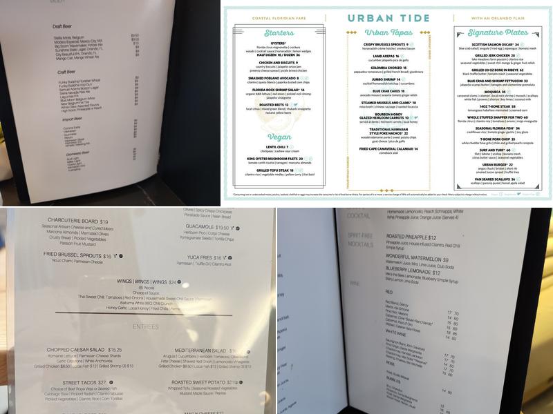 Descend 21 Menu