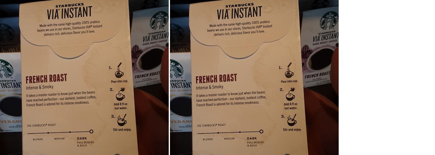 Starbucks Menu