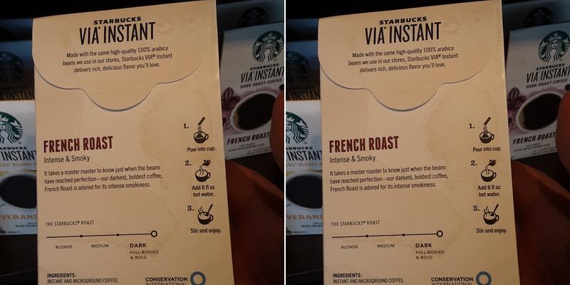 Starbucks Menu