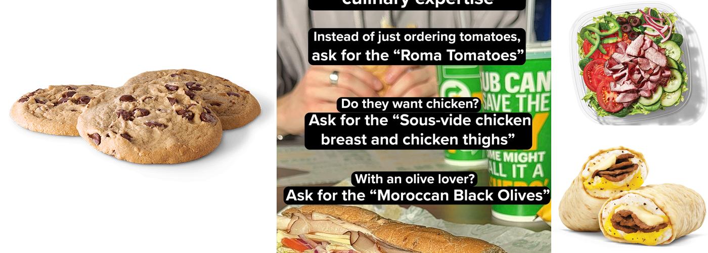 Subway Menu