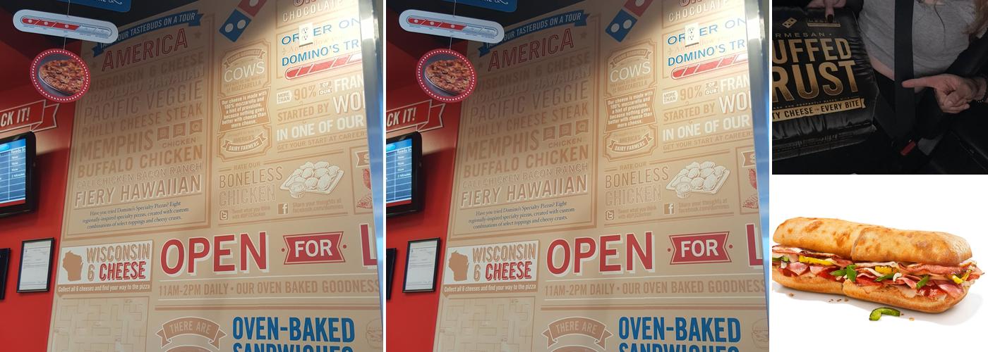 Domino's Pizza Menu