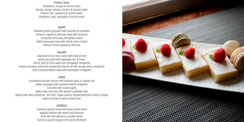 Silver Lining Catering Menu