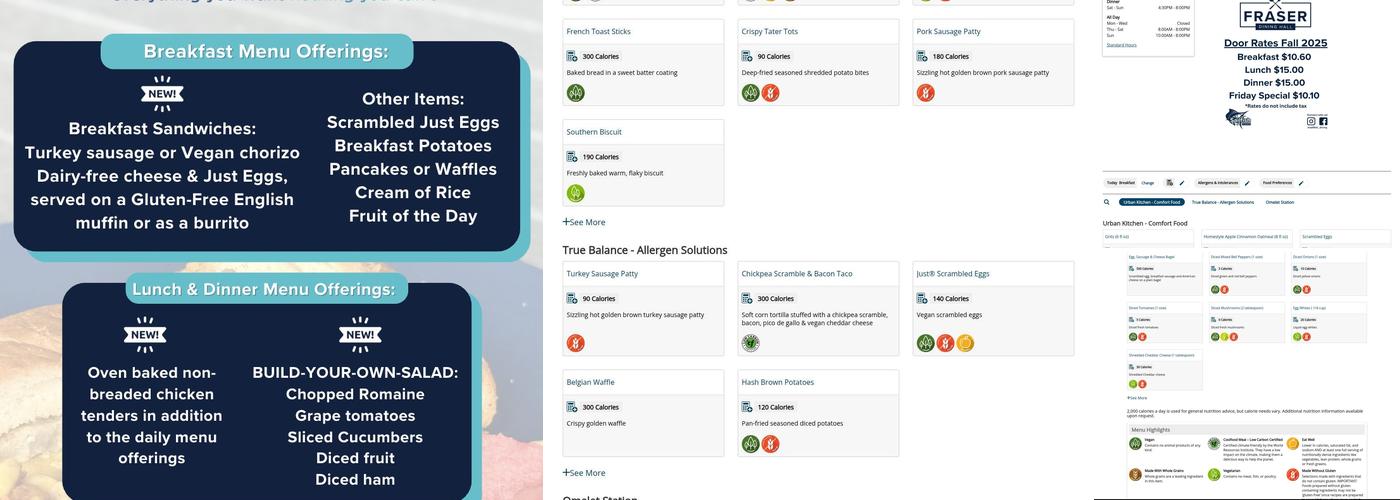 Sailfish Dining Menu