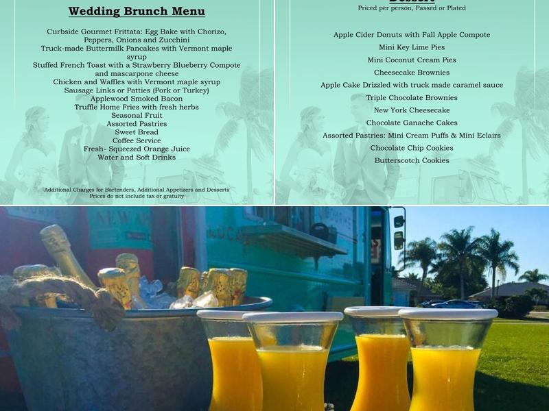 Curbside Gourmet Menu