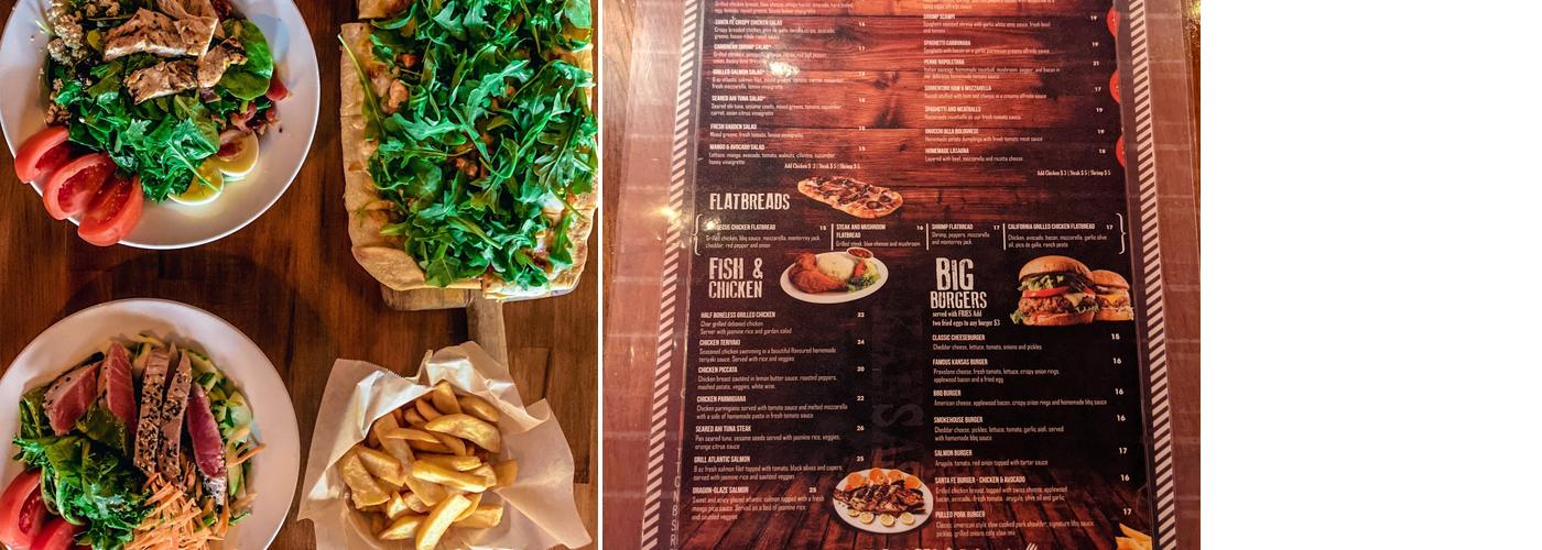 Kansas Bar & Grill Restaurant Menu