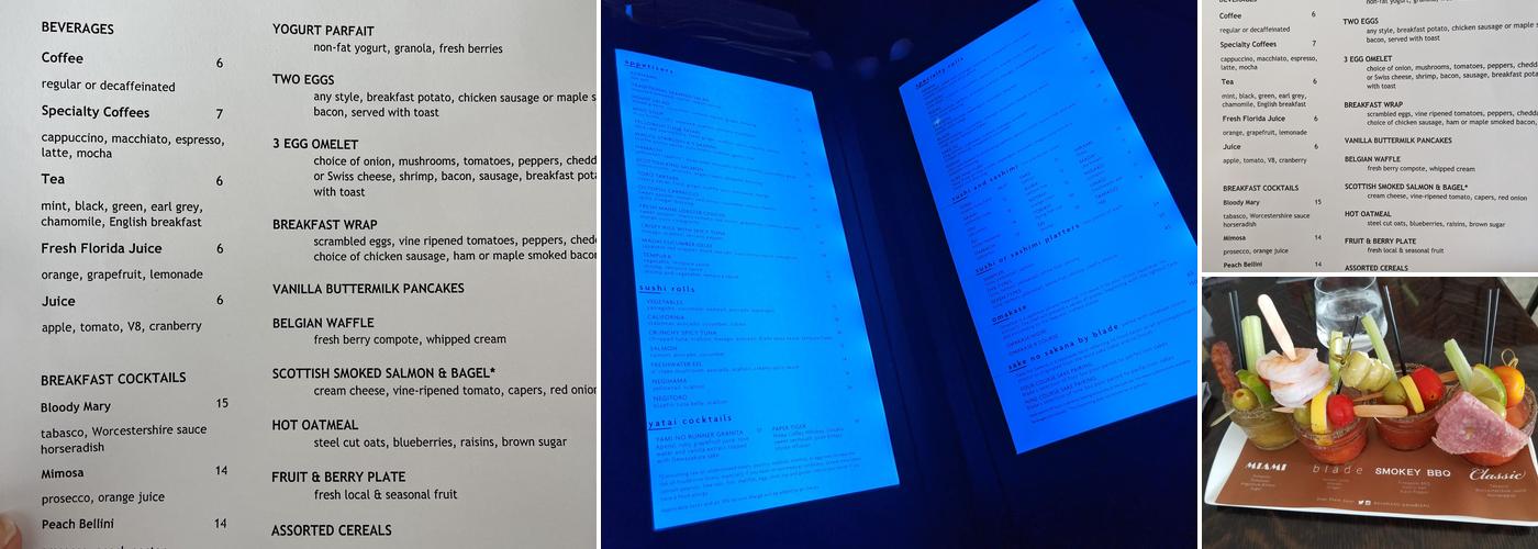 Vida Menu