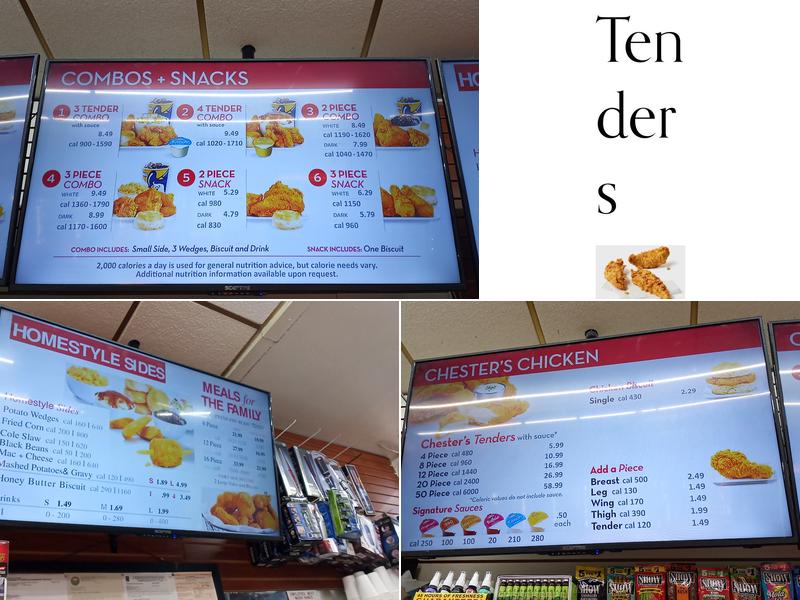 Chesters Beach Bucket Grocery Menu