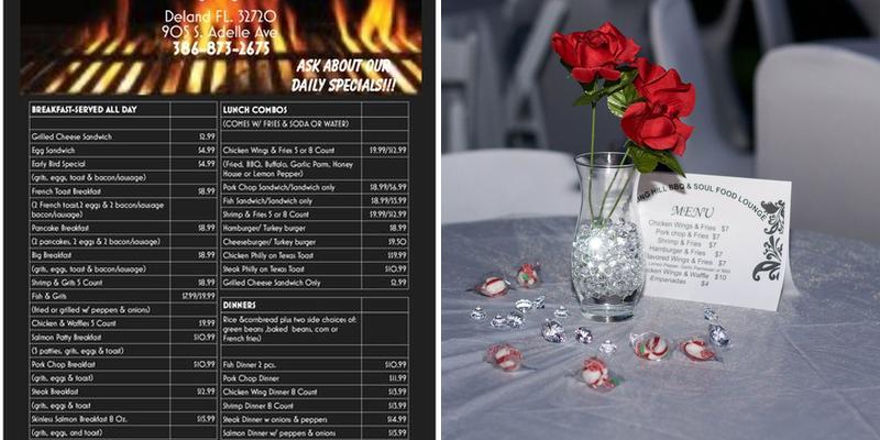 Spring Hill BBQ & Soul Food Lounge Inc. Menu