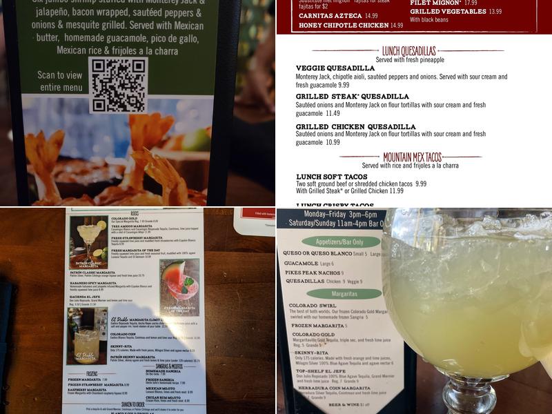 Hacienda Colorado Menu