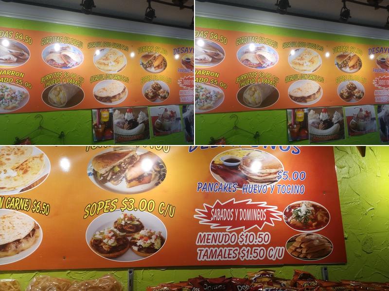 DELICIAS LATINAS Menu