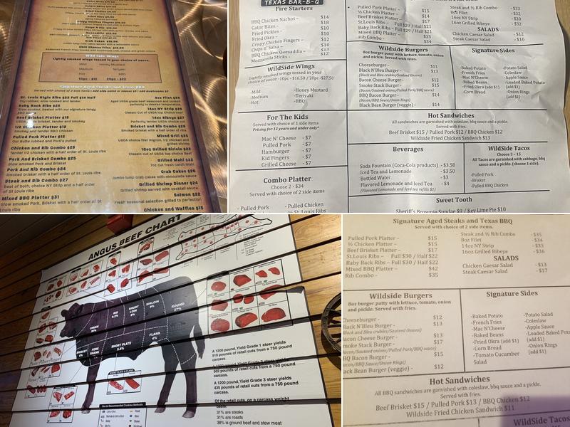 Wild Side BBQ Menu