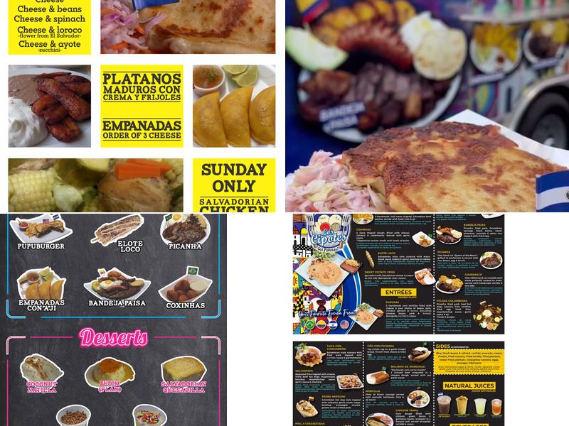 Los Cipotes Food Truck Menu