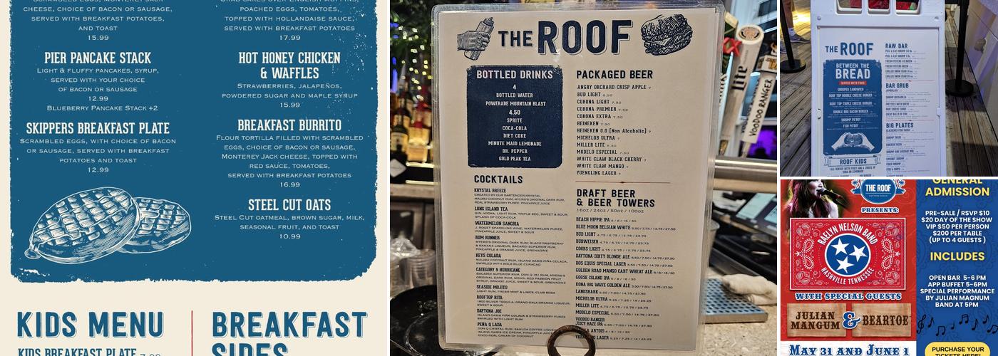 The Roof Menu