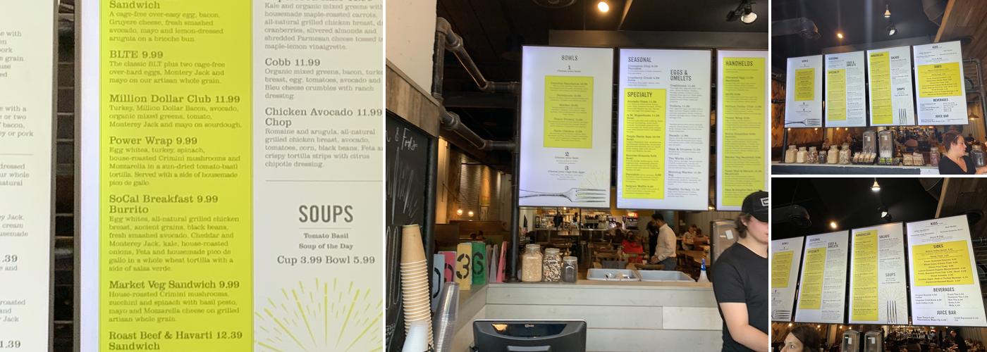 Sun & Fork Menu
