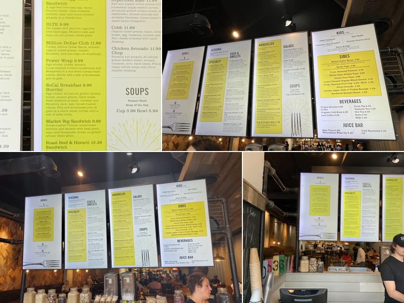 Sun & Fork Menu
