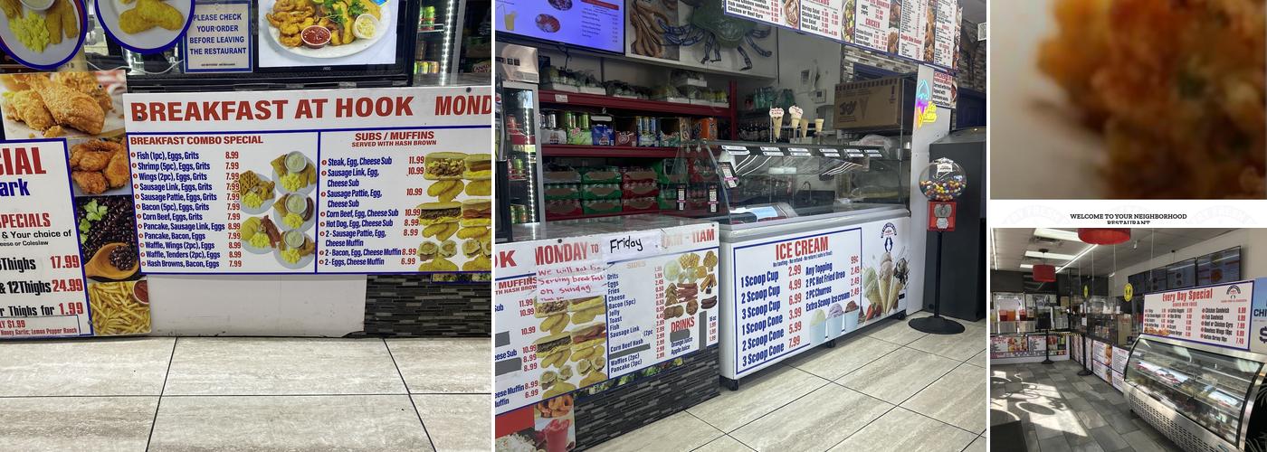 Hook Fish and Chicken Menu