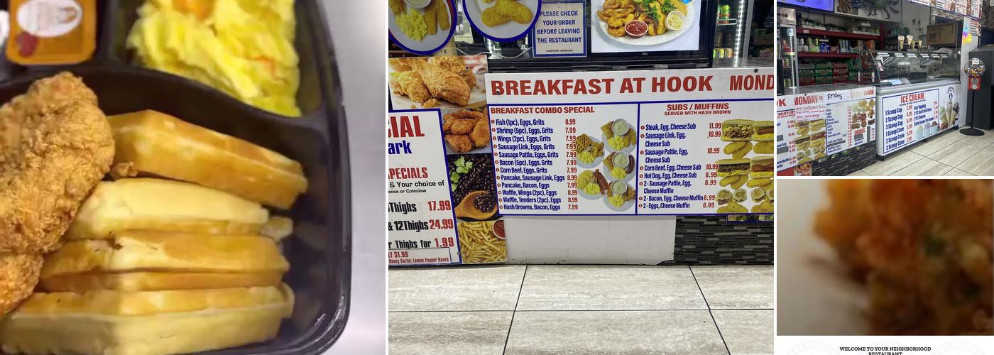 Hook Fish and Chicken Menu