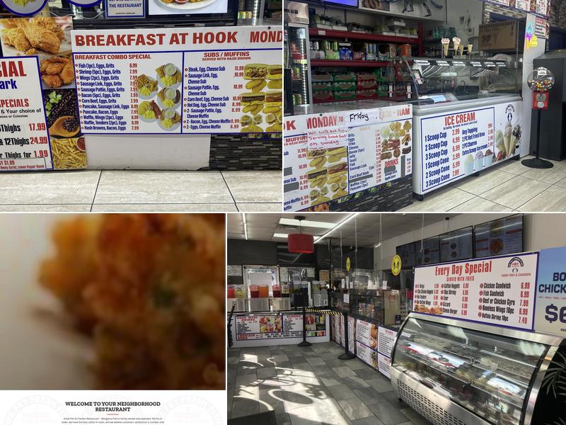 Hook Fish and Chicken Menu