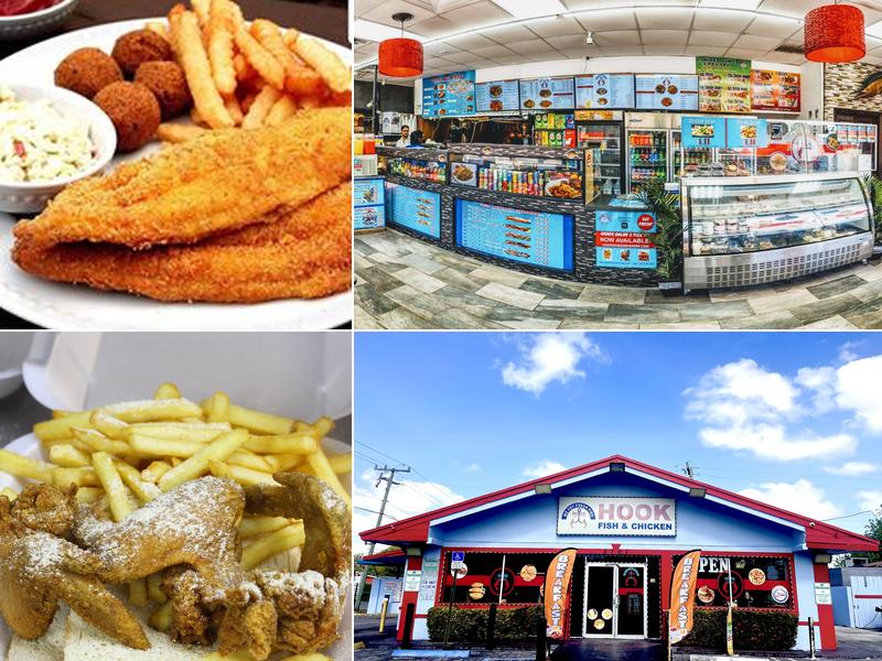 Hook Fish and Chicken 5701 N Australian Ave, Mangonia Park