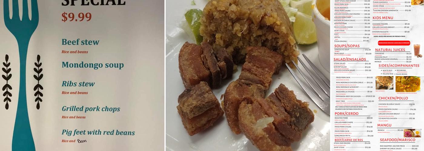 El Rincon Del Mofongo Menu