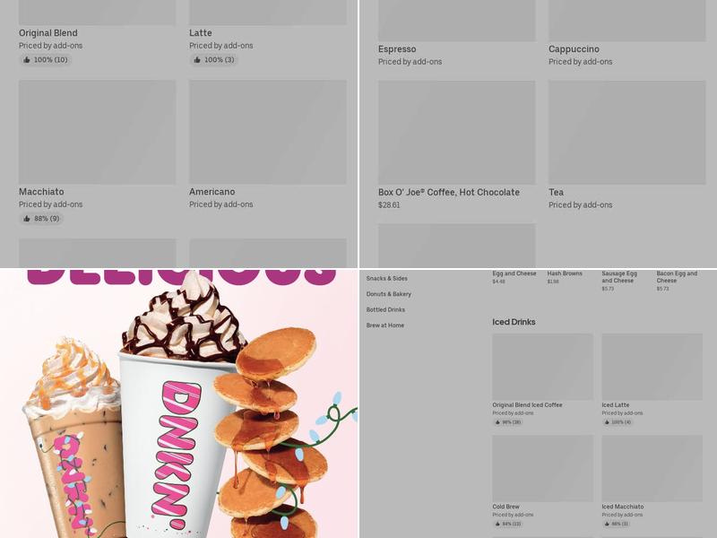 Dunkin' Menu