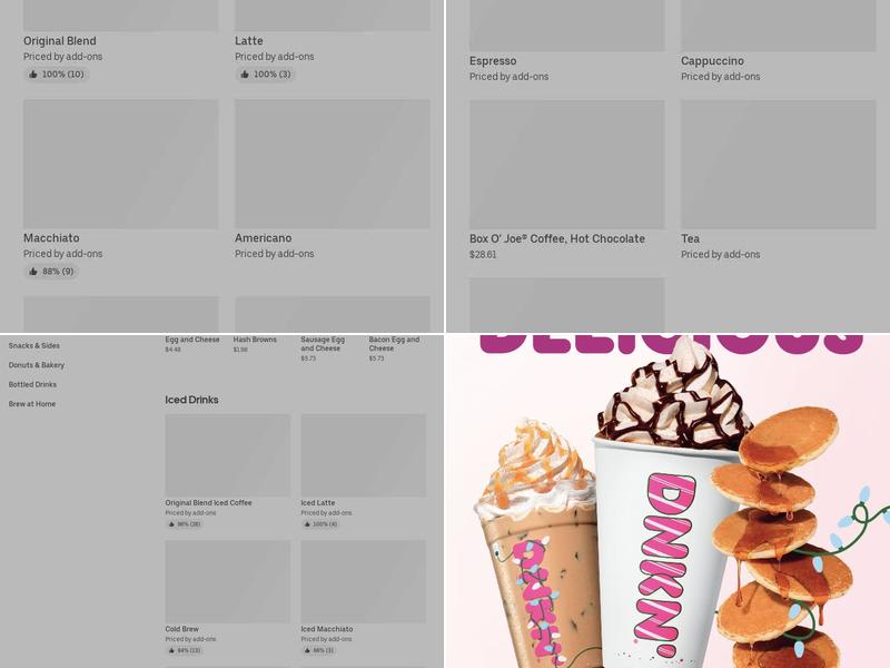 Dunkin' Menu