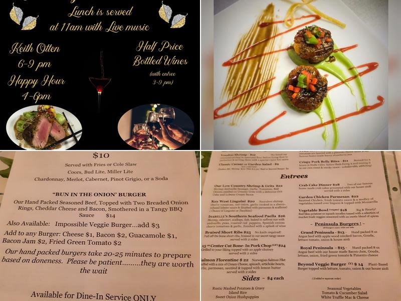 Peninsula Cocktails + Kitchen Menu