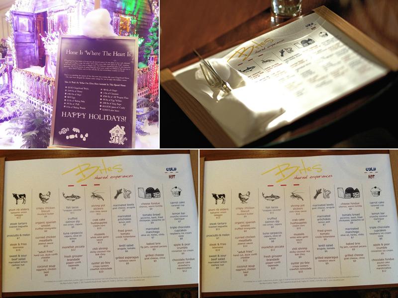 Bites Menu