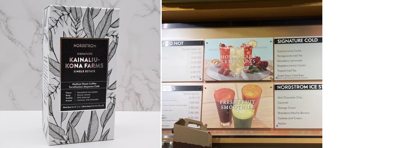 Nordstrom Ebar Artisan Coffee Menu