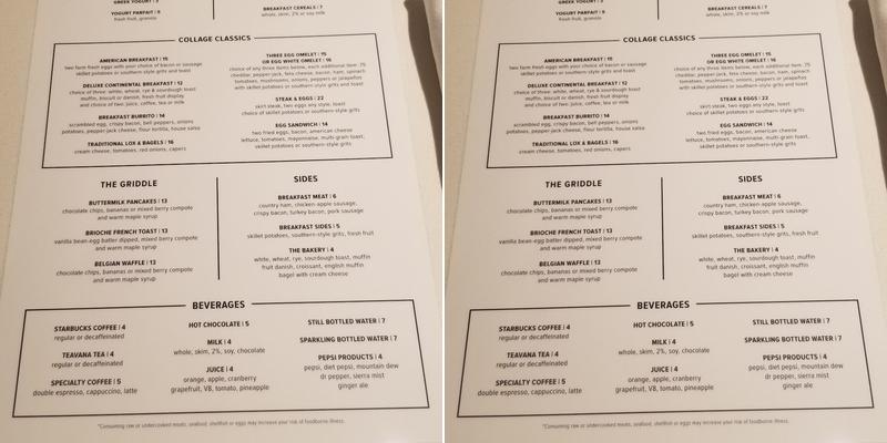 Collage Menu