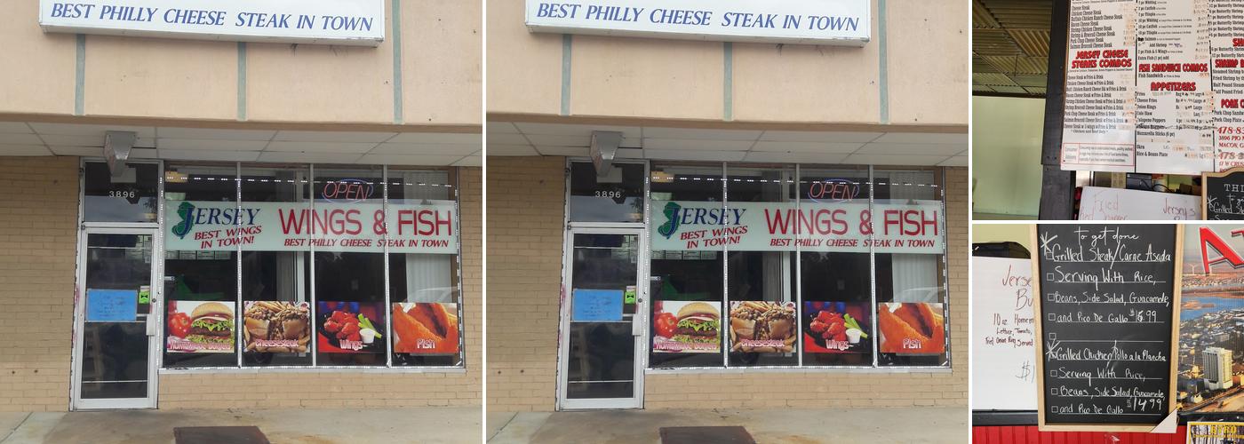 Jersey Wings & Fish LLC Menu