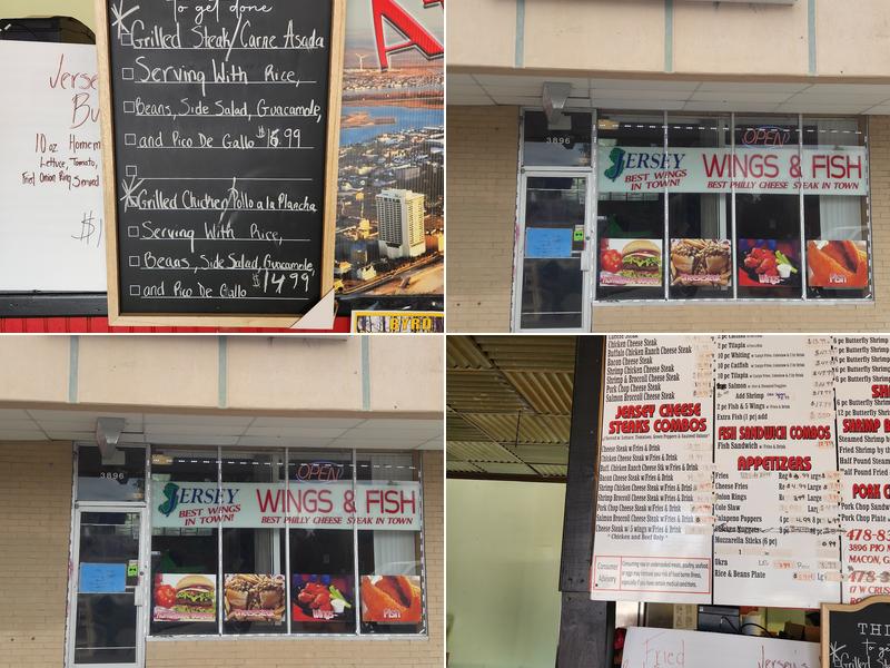 Jersey Wings & Fish LLC Menu