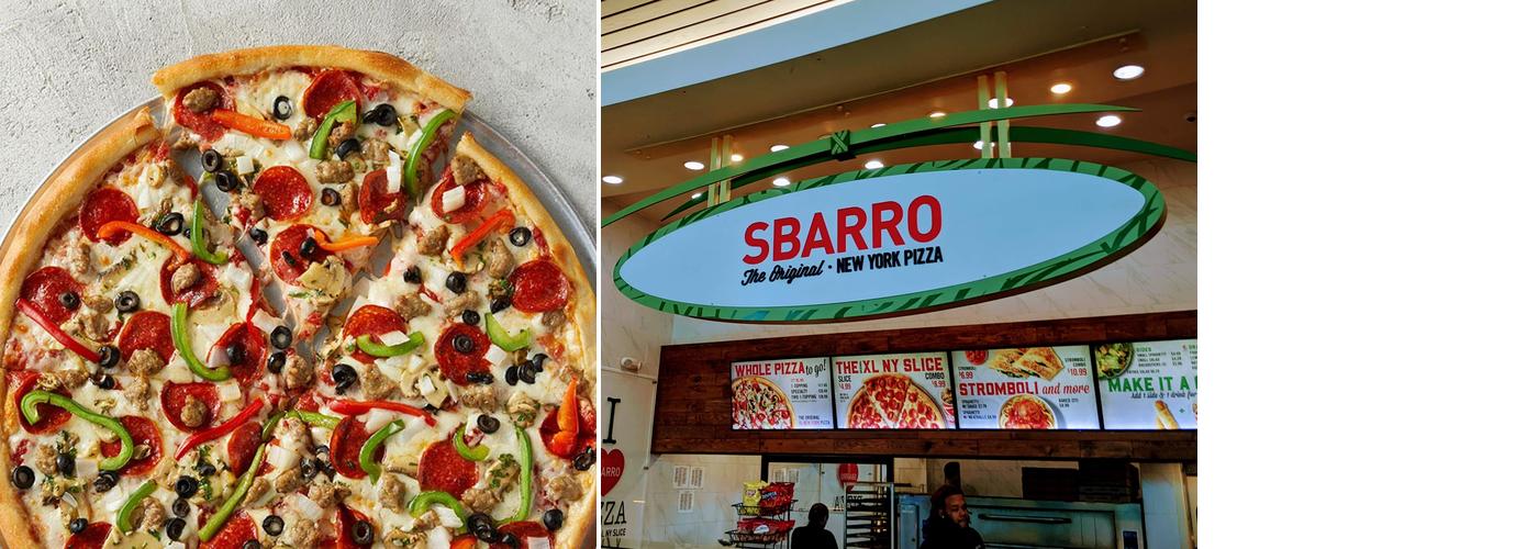 Sbarro Menu