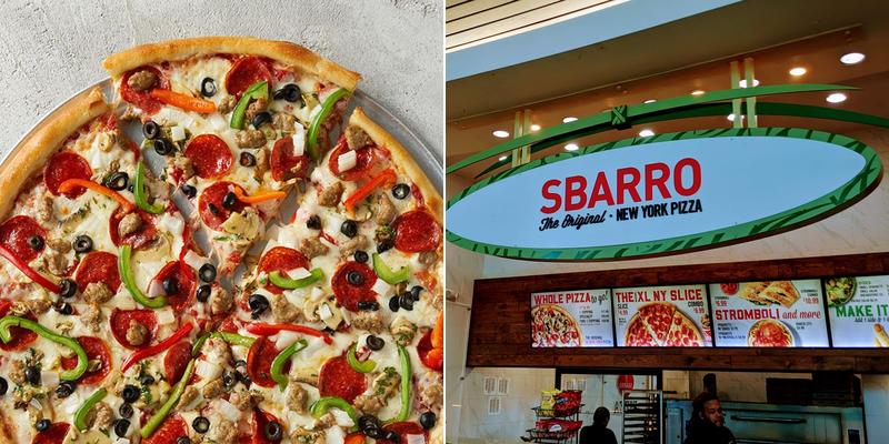 Sbarro Menu