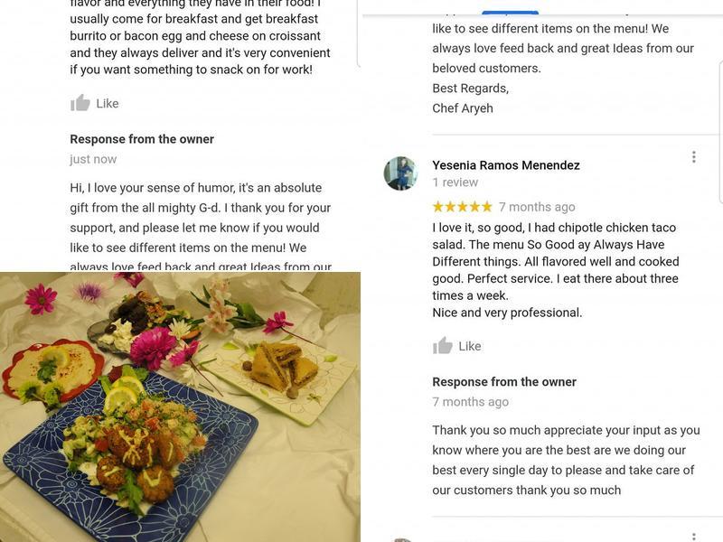 Bella's Gourmet Kitchen Menu