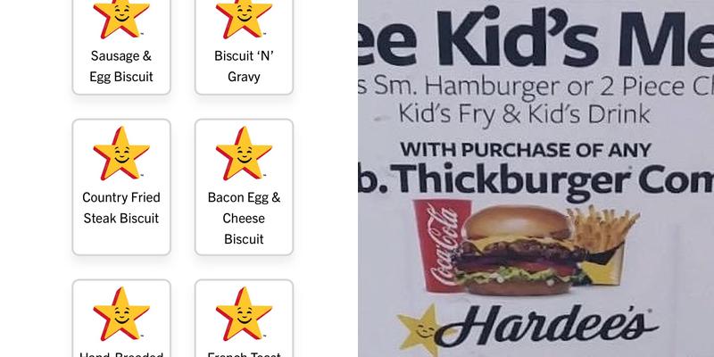 Hardee’s Menu