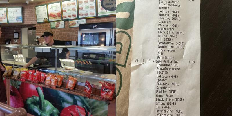 Subway Menu