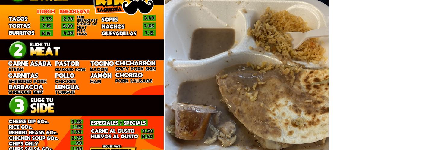 Lil Kiko's Taqueria Menu