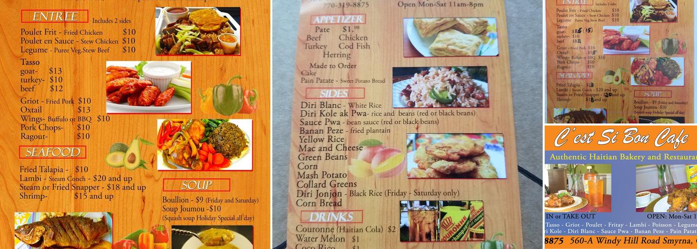 C'est Si Bon Bakery & Restaurant Menu