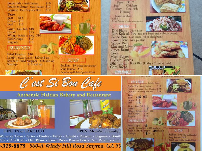 C'est Si Bon Bakery & Restaurant Menu