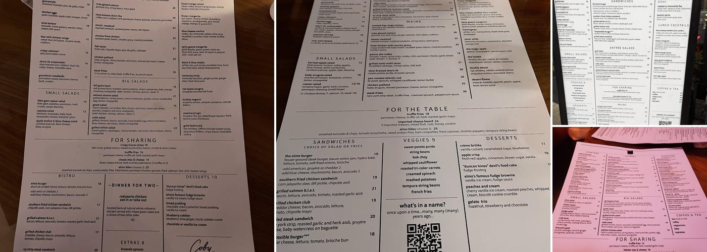 Elmo Menu