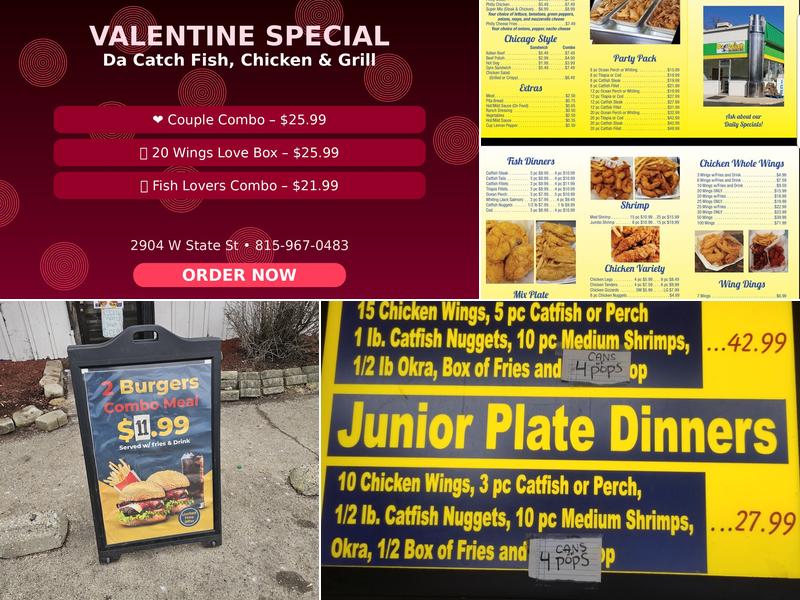 Da Catch West State Menu