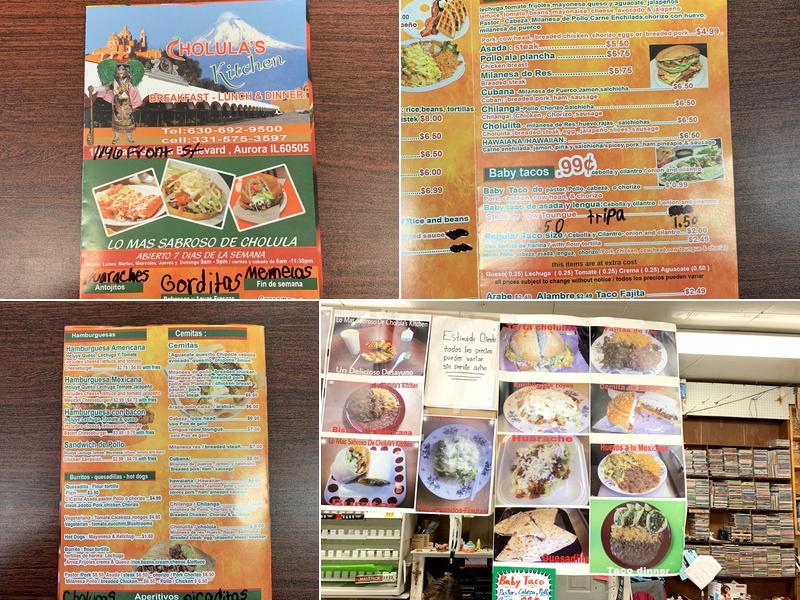 Cholula's Kitchen Menu