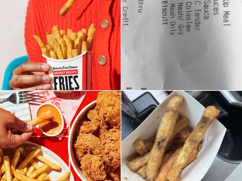 KFC Menu