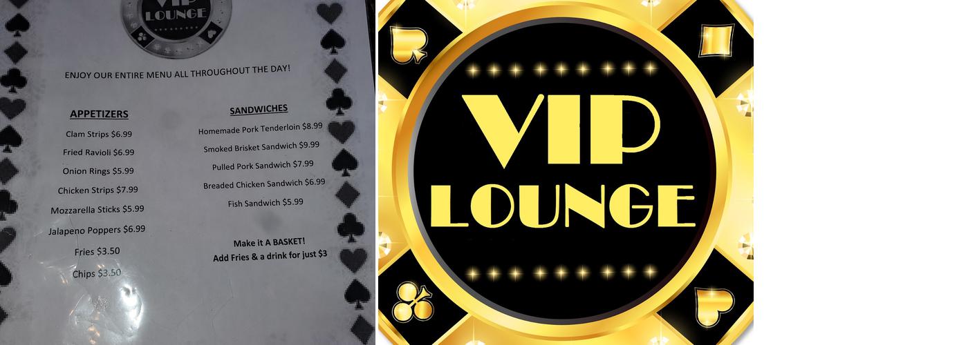 V.I.P. Lounge Menu
