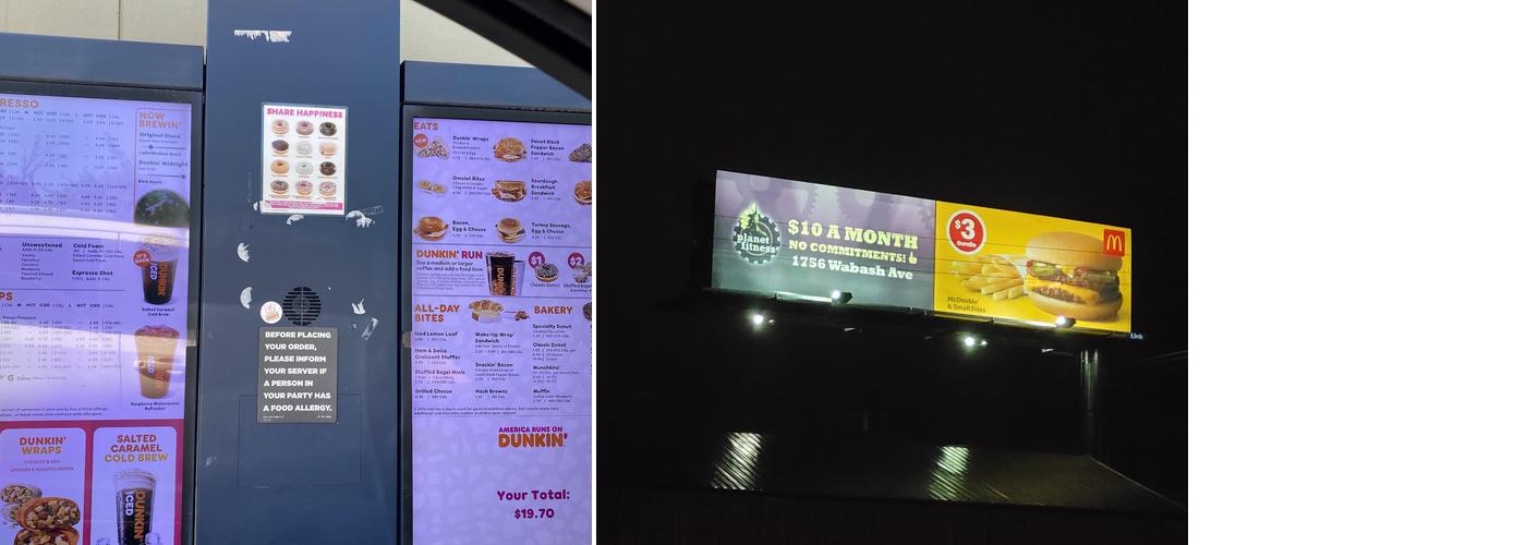 Dunkin’ Menu