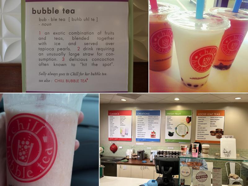 Chill Bubble Tea Menu