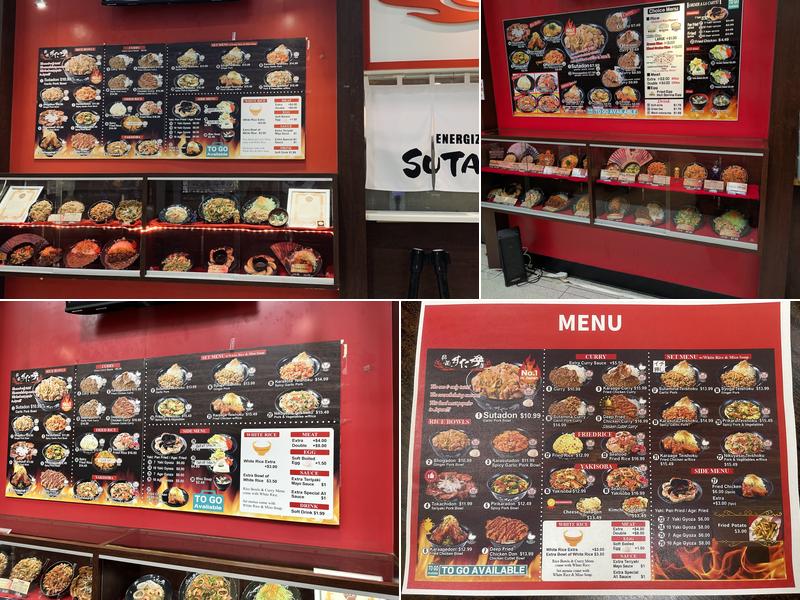 Sutadonya Menu